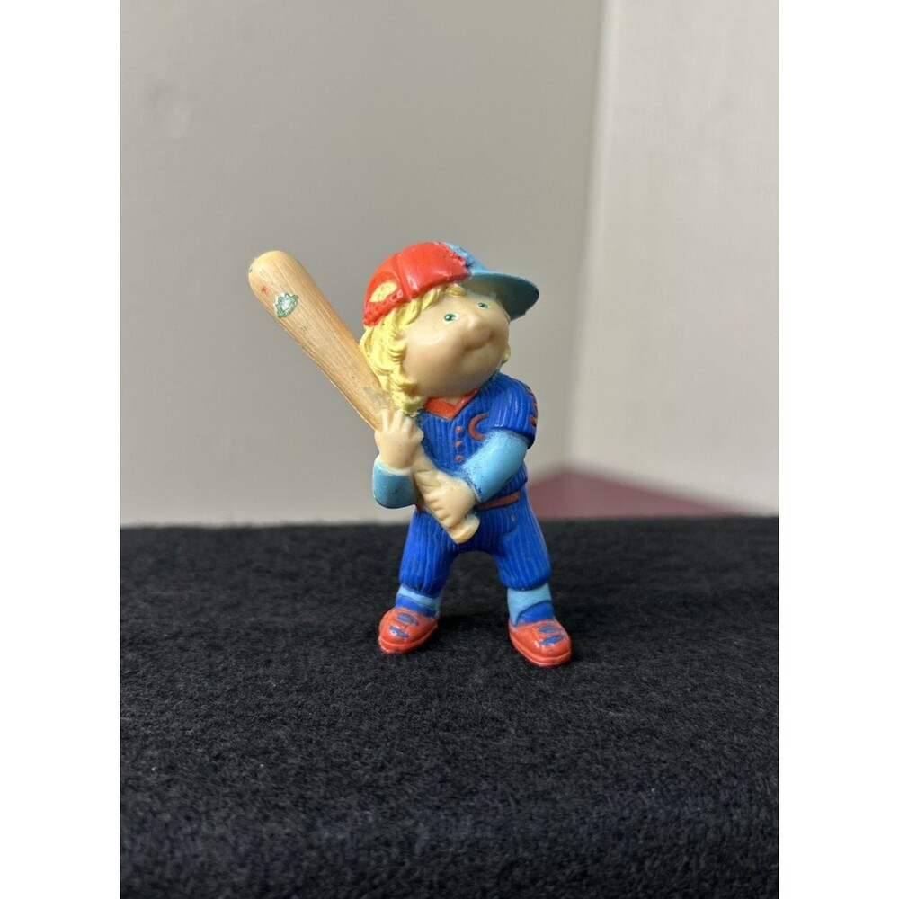 Vintage 1984 Cabbage Patch Kids Baseball Mini Figure PVC Macau